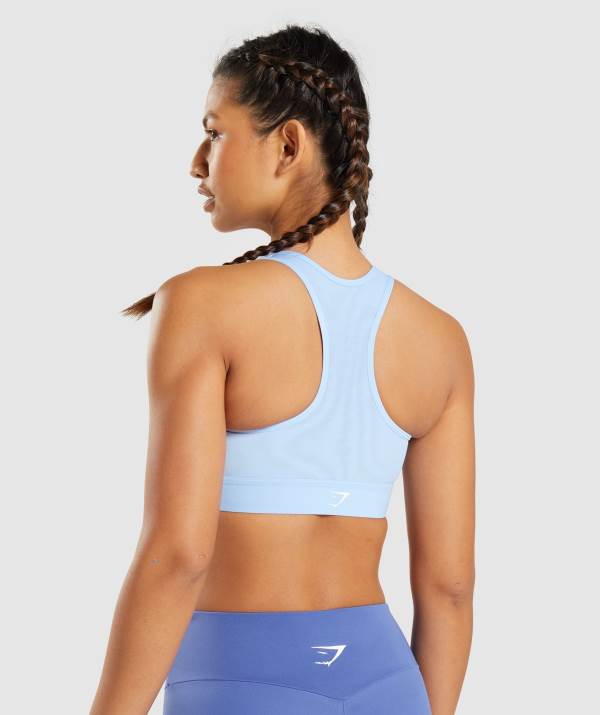 Damske Športové Podprsenky Gymshark Lightweight High Support Siva Modre | GF3472169